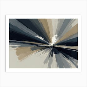 Abstract Painting hamptons 3 Art Print