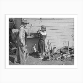 Children Of William Huravitch, Williams County, North Dakota By Russell Lee Art Print