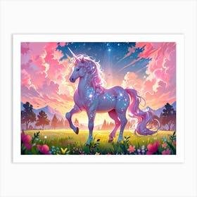 Unicorn Painting 1 Art Print