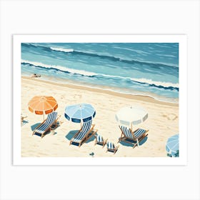 Beach Day 4 Art Print