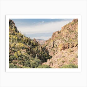 Warm Arizona Desert Scenery Art Print