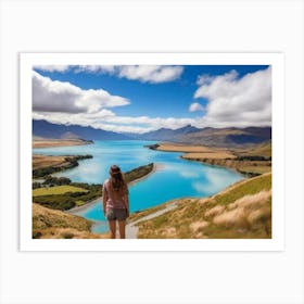 View Of Lake Tekapo Art Print