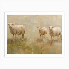 Sheep In The Meadow 2 Art Print