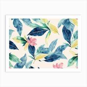 Tropical Leaves 7 Art Print