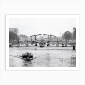 The Magere Brug In Amsterdam - 09-11-23 Art Print