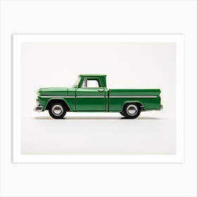 Toy Car 62 Chevy Pickup Green Art Print