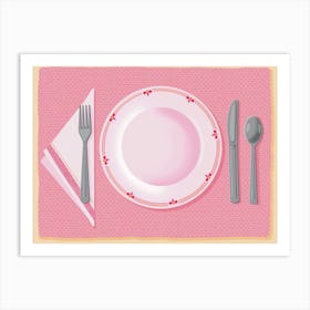 Table Setting Art Print