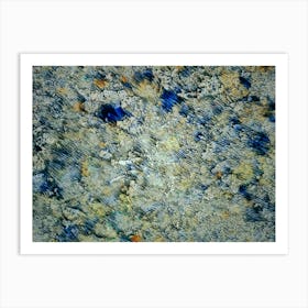 Blue And White Art Print