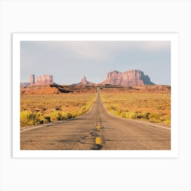 Monument Valley Highway Art Print