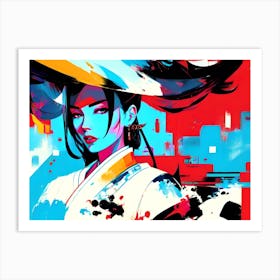 Asian Woman 9 Art Print