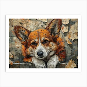 Welsh Corgi Fine Art Portrait 1 Art Print