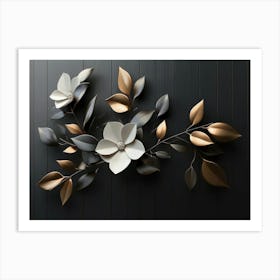 Magnolia Wall Art Print