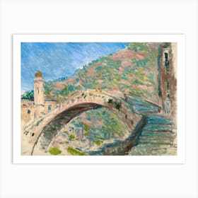 Bridge At Dolceacqua (1884), Claude Monet Art Print