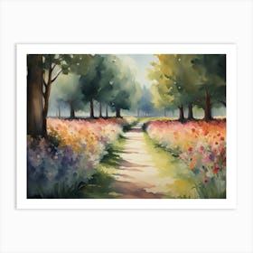 Path In The Woods 2 Art Print