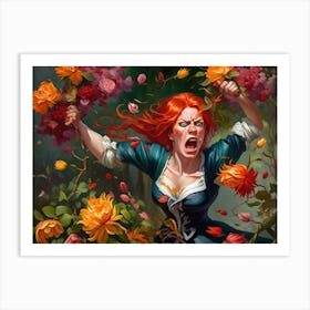 In Fury Art Print