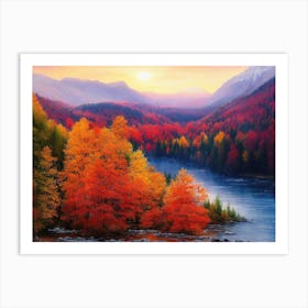 Autumn Vistas 7 Art Print