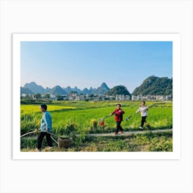 Active And Healthy Lifestyles In Rural Communities (3) 2 Art Print