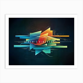 Modern abstraction Art Print