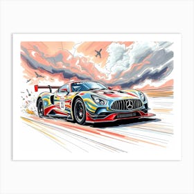 Mercedes Amg 1 Art Print