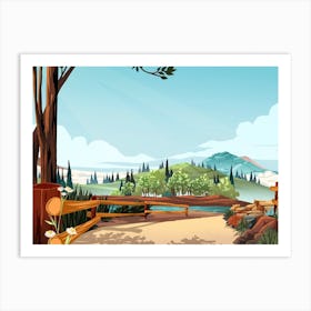 Landscape Art Print