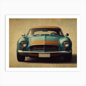 Vintage Sports Car Art Print