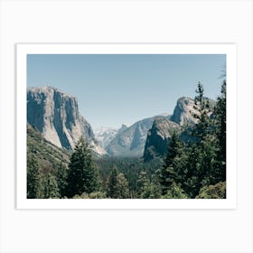 View Over Yosemite National Park Art Print