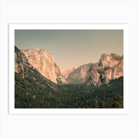 Landscapes Raw 9 Yosemite (USA) Art Print
