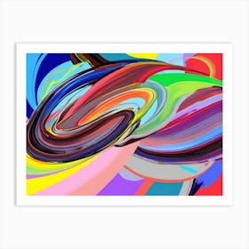 Abstract Painting 737 Art Print