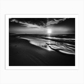 Sunset On The Beach 961 Art Print