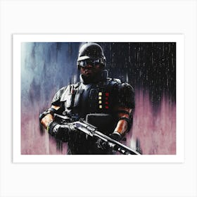 Tom Clancys Rainbow Six Siege Fbi Swat Castle Art Print