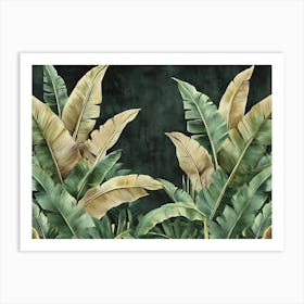 Banana Leaves 2 Art Print