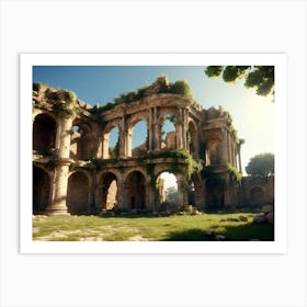 Ruins Of An Ancient City Art Print