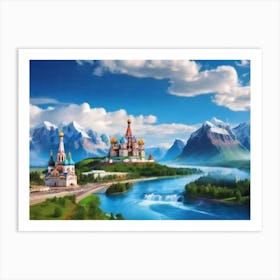 Russian Landscape Art Print