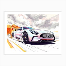 Mercedes Amg Art Print