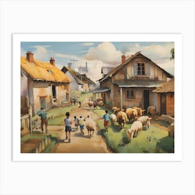 Village Art Print