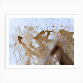 Coffee Splatter 2 Art Print