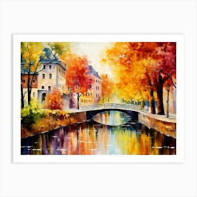 Autumn In Amsterdam Art Print