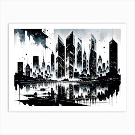 Cityscape 34 Art Print