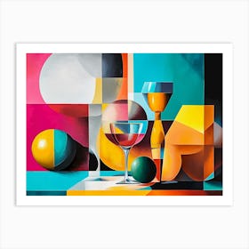 fruits in the table Art Print