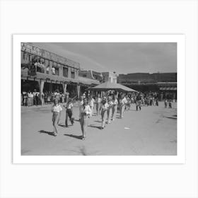 Untitled Photo, Possibly Related To Parade On Fiesta Day, Taos, New Mexico By Russell Lee Art Print