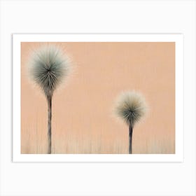 Australian native floral grass plants flowers Art Print