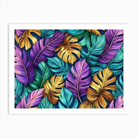 Tropical Leaves 5 Art Print