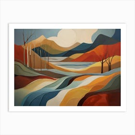 'River Valley' 2 Art Print