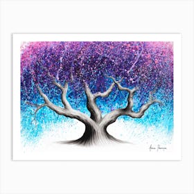 Midnight Dream Tree Art Print
