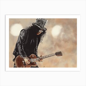 Slash. Guns and Roses. Art Print