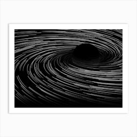 Black Hole Art Print