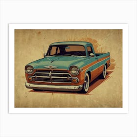 Chevrolet Pickup Truck Art Print