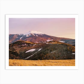 Mount Humphrey Art Print