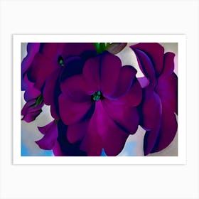 Georgia OKeeffe - Petunias Art Print