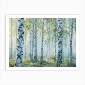 Birch Forest 12 Art Print